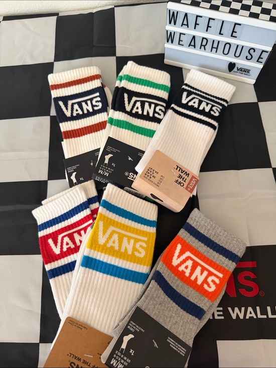 Vans Other - Vans Men's Drop-V Crew Socks (6-Pack Styles)